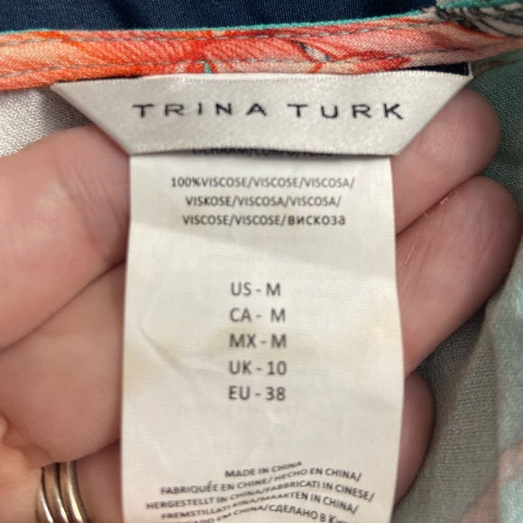 Trina Turk Asymmetrical Maxi Dress - Picture 6 of 6